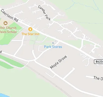 map for Ponthir Baptist Church