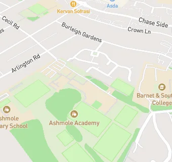 map for Ashmole School