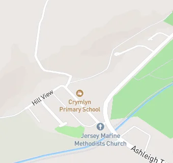 map for Crymlyn Primary School