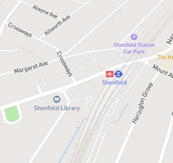 map for Shenfield Tandoori Takeaway