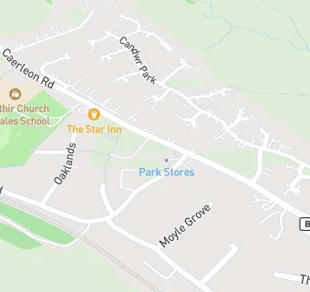 map for Ponthir Village Hall