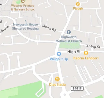 map for The Highworth Hotel