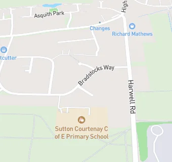 map for Sutton Courtenay Breakfast & After School Club