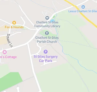 map for St Giles Surgery