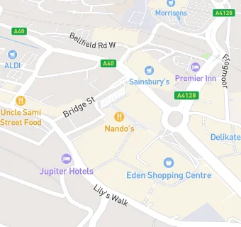 map for Wagamama