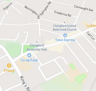 map for Mooboo Chingford