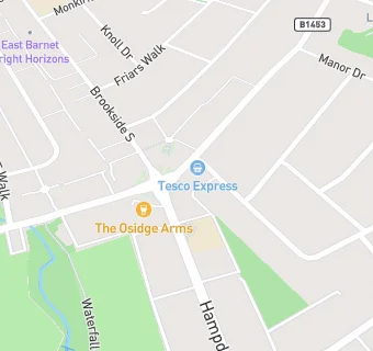 map for Osidge Arms