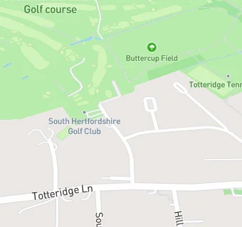 map for South Herts Golf Club