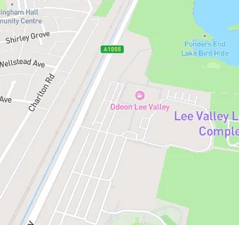 map for Lee Valley Stadium