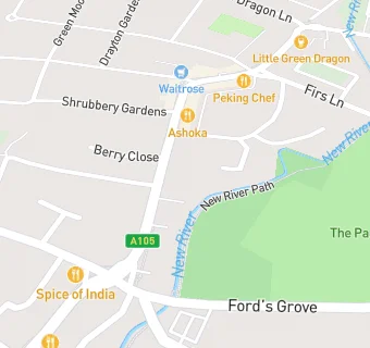 map for Green Lanes Surgery