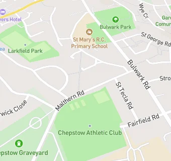 map for Chepstow Athletic Club