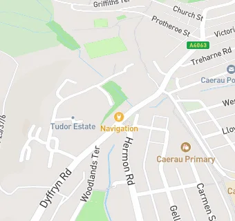 map for Caerau Social Centre