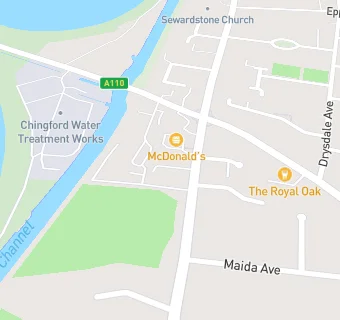 map for McDonald's