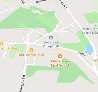 map for Little Oaks @ Tylers Green & Little Oaks Breakfast & Tea Tim