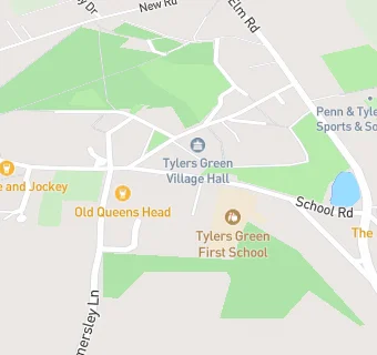 map for Tylers Green First School