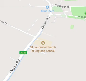 map for St Laurence Church of England School