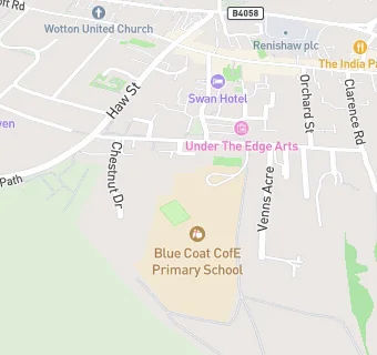 map for Blue Coat CofE Primary School