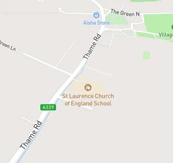 map for St Laurence Church of England (A) School