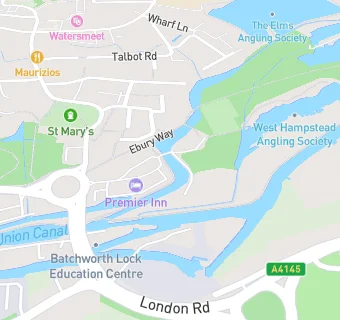map for Rickmansworth Waterways Trust