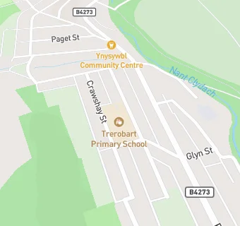 map for Trerobart Primary School