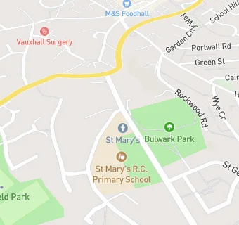 map for St Mary's R.C. Primary School