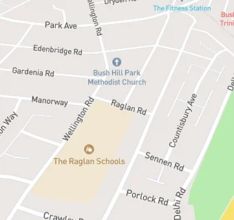 map for The Raglan Junior School