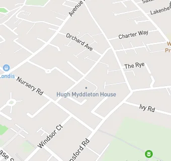 map for Hugh Myddelton House