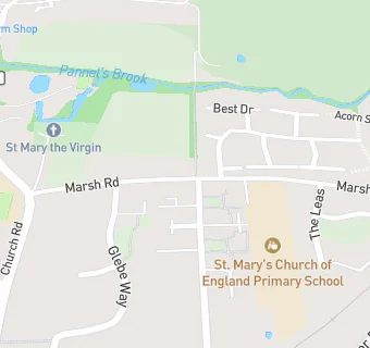 map for St Marys Church Of England Primary School