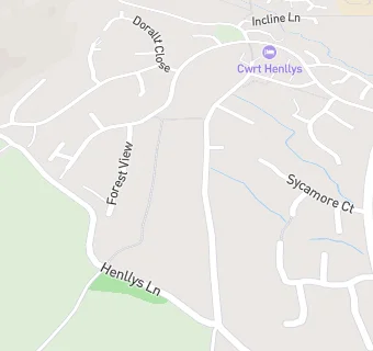 map for Cwrt Henllys