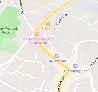 map for The Ormond At Tetbury