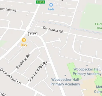 map for Nightingale House Surgery