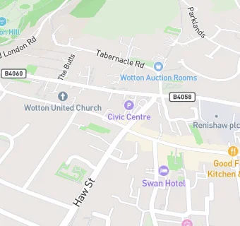 map for Wotton-under-Edge Day Centre