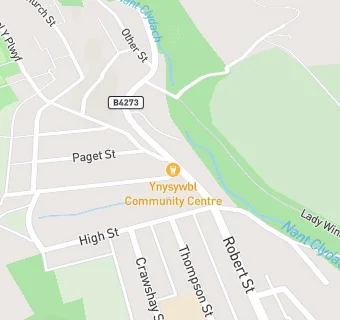 map for Ynysybwl Constitutional Club