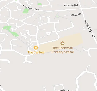 map for The Chetwood Primary School