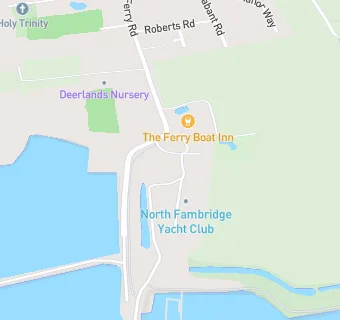 map for North Fambridge Yacht Club