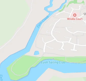 map for Eyott Sailing Club