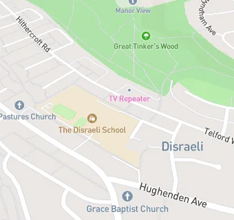 map for The Disraeli School