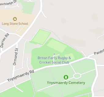 map for Briton Ferry Rugby Social Club