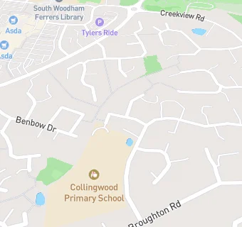 map for Anson Close Surgery