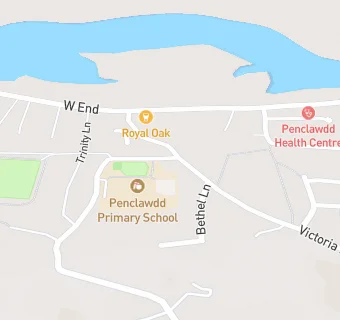 map for Penclawdd Primary School