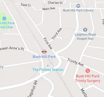 map for Bush Hill Park PH