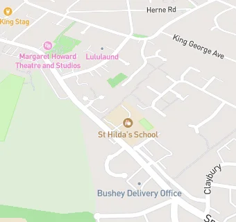 map for St Hilda's School