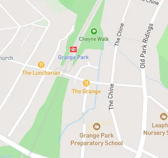 map for Grange Park Tandoori