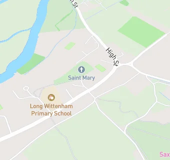 map for Long Wittenham Primary School