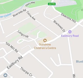 map for Oxhey Early Years Centre