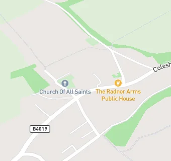 map for The Radnor Arms