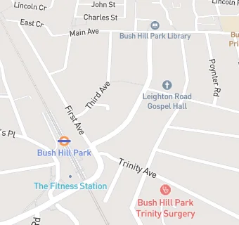 map for George's Fish Bar