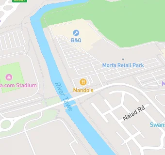 map for Nando’s