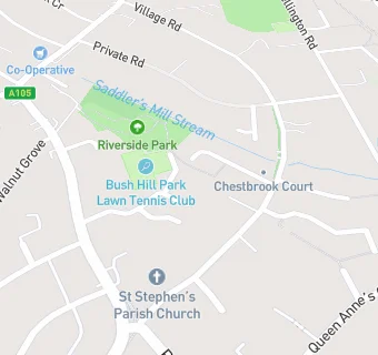 map for Enfield Chase Tennis Club