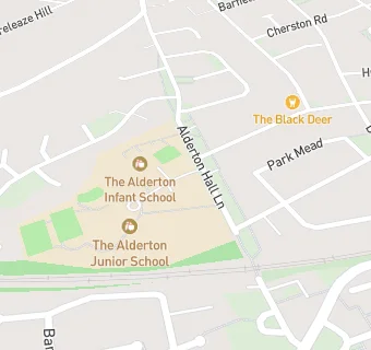 map for The Alderton Junior School